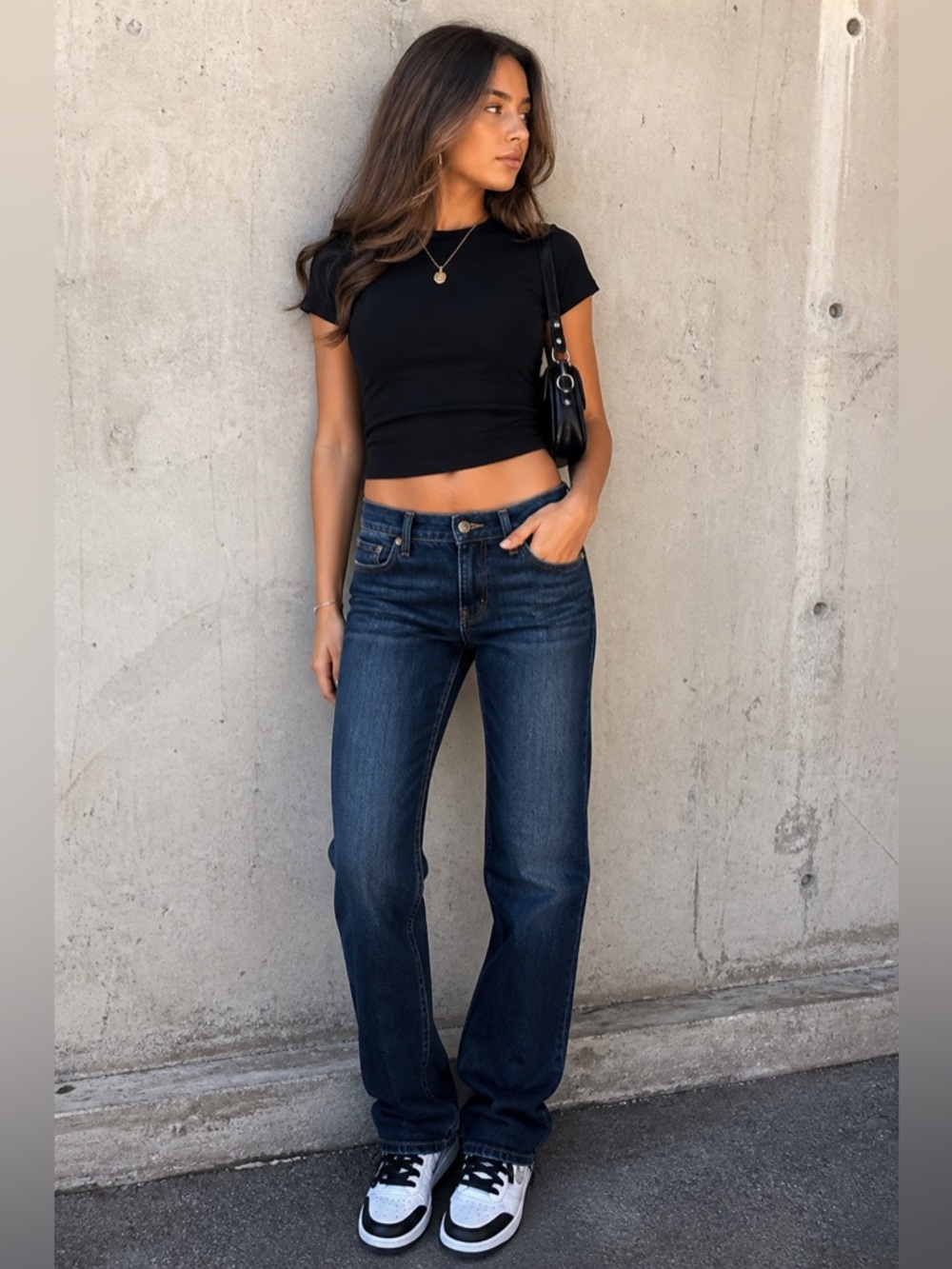 Lucky Brand Dark Blue Straight Leg Jeans - Picture 1 of 5